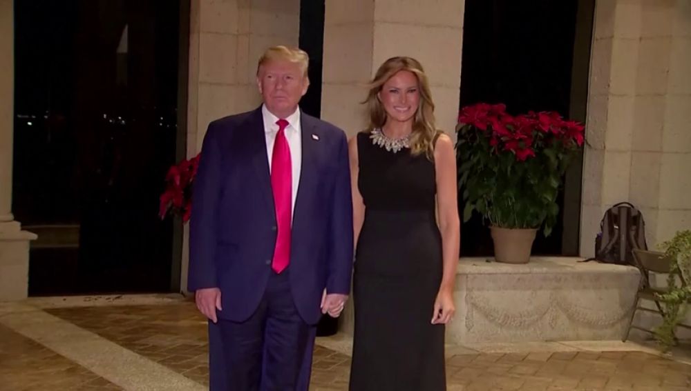Donald Trump pasa la Navidad junto a Melania en su residencia de Mar-A-Lago en Florida