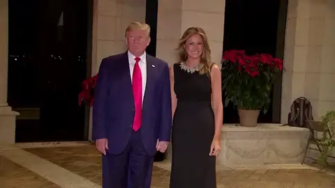 Donald Trump pasa la Navidad junto a Melania en su residencia de Mar-A-Lago en Florida Donald Trump pasa la Navidad junto a Melania en su residencia de Mar-A-Lago en Florida