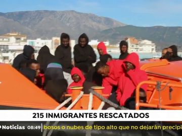 Más de 200 inmigrantes han sido rescatados en las últimas horas en las costas españolas
