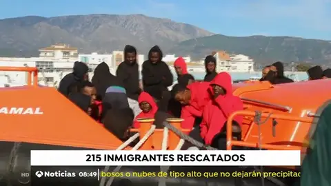 Más de 200 inmigrantes han sido rescatados en las últimas horas en las costas españolas Más de 200 inmigrantes han sido rescatados en las últimas horas en las costas españolas