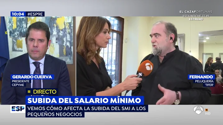 Propietario de una peluquería: "Si ahora estamos llegando justos a final de mes, imagínate con la subida del salario mínimo"
