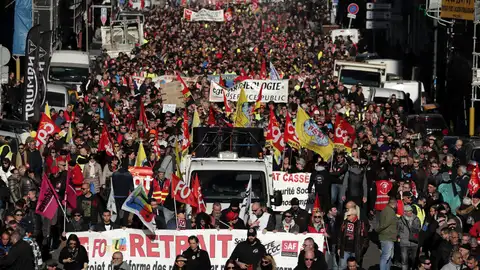 Manifestación en Francia Manifestación en Francia