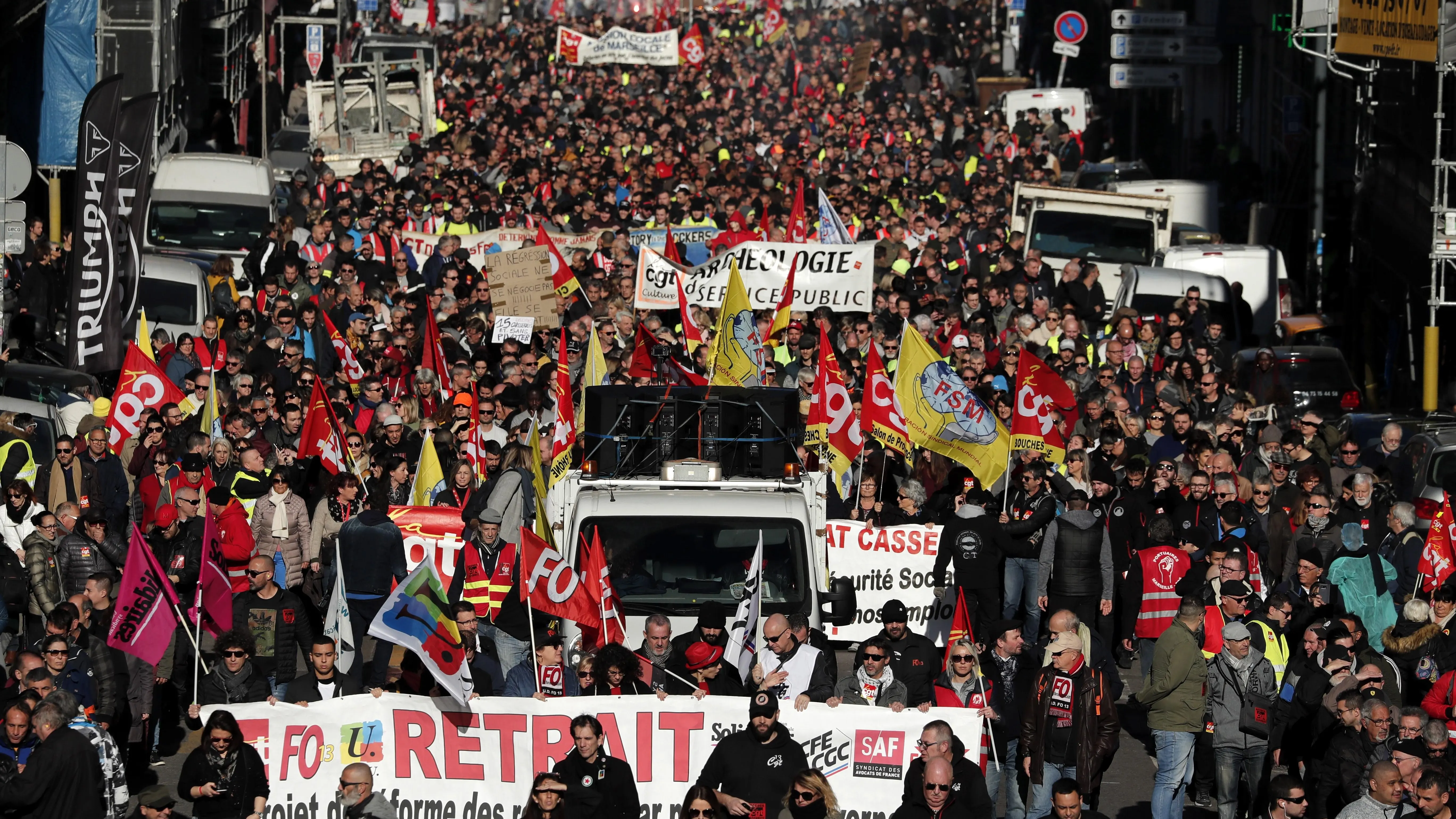 Manifestación en Francia Manifestación en Francia