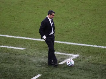 Ernesto Valverde, en la semifinal de la Supercopa de España Ernesto Valverde, en la semifinal de la Supercopa de España