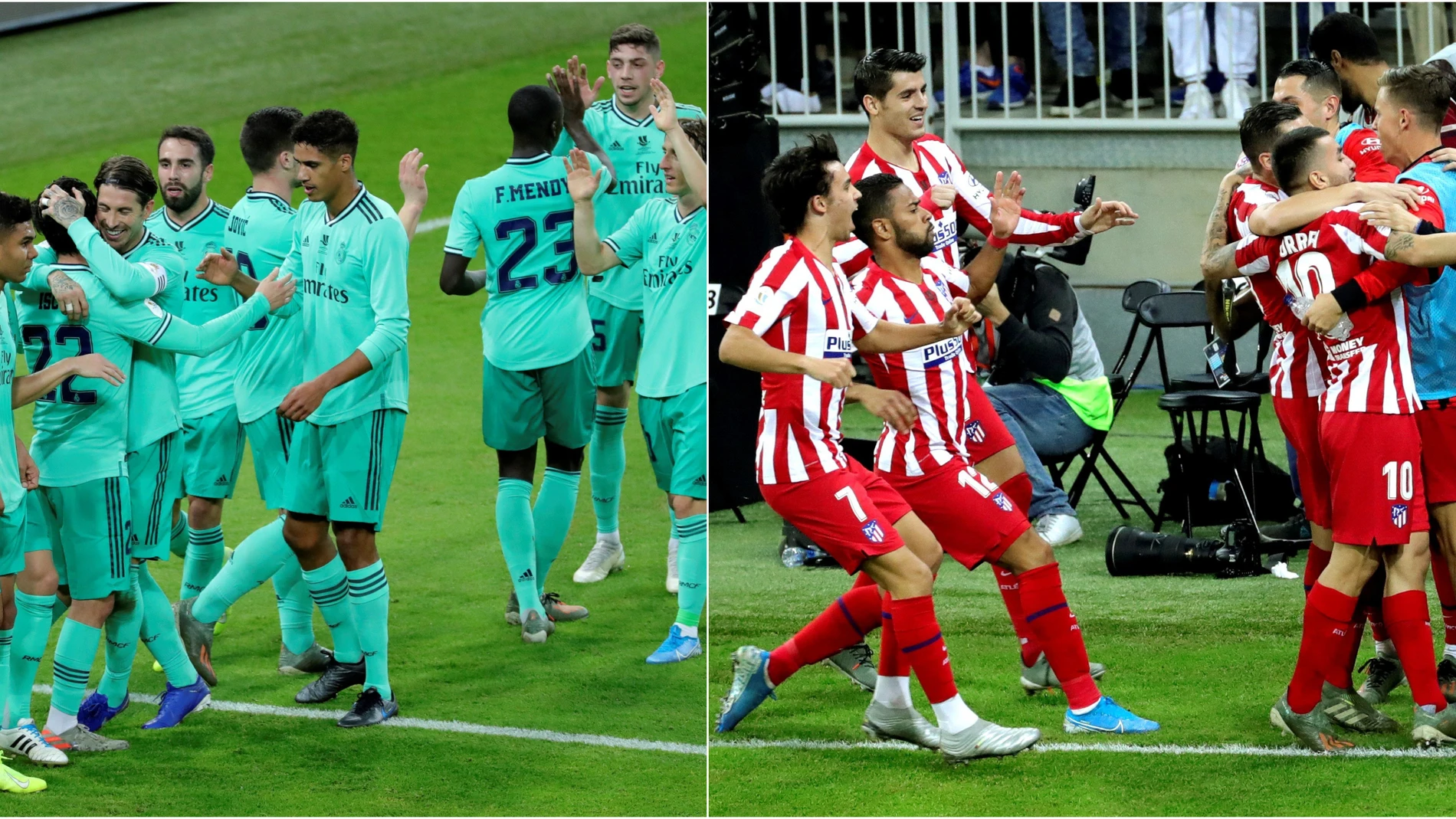 Real Madrid vs Atlético de Madrid, final de la Supercopa de España Real Madrid vs Atlético de Madrid, final de la Supercopa de España