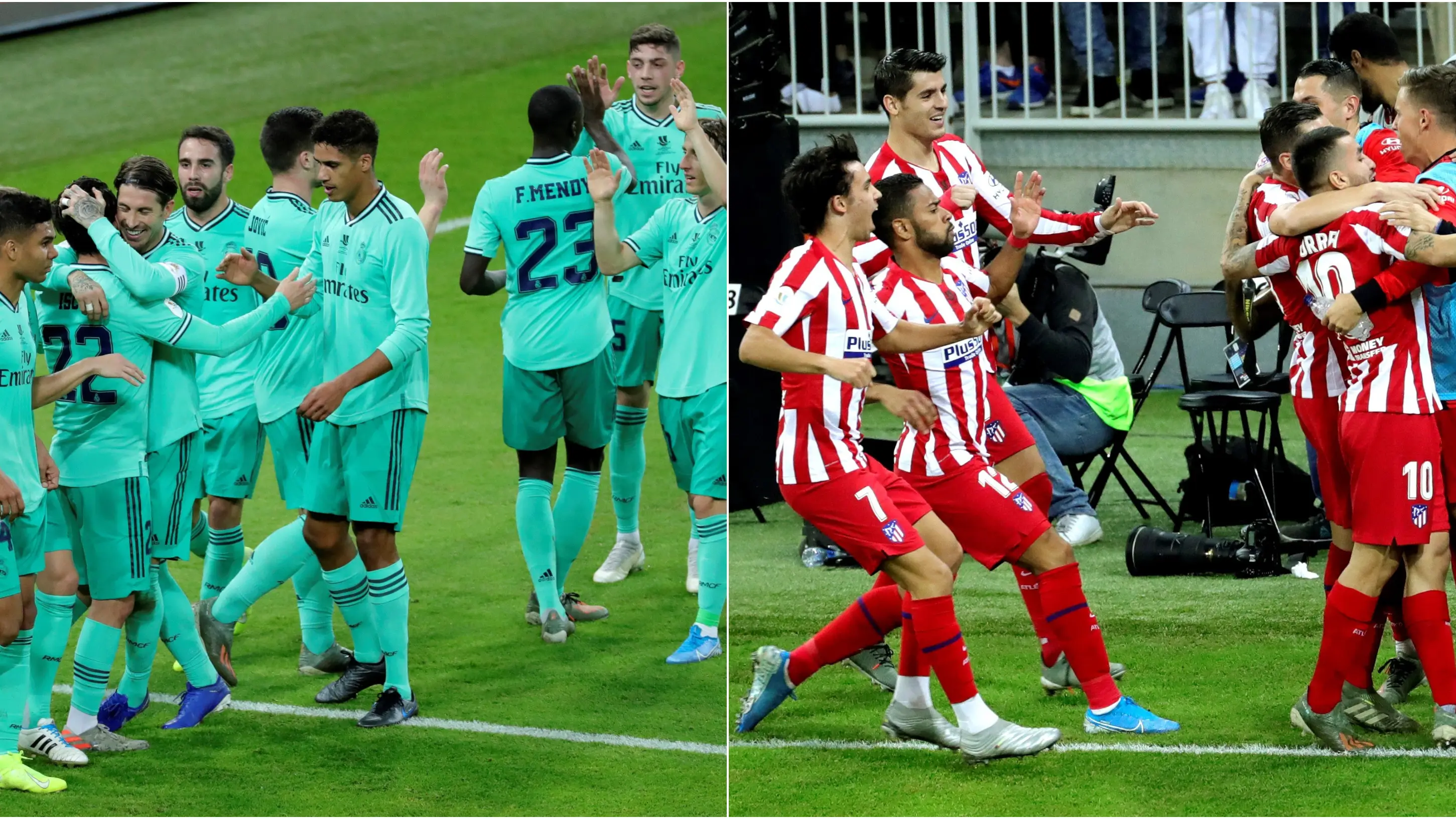 Real Madrid vs Atlético de Madrid, final de la Supercopa de España Real Madrid vs Atlético de Madrid, final de la Supercopa de España