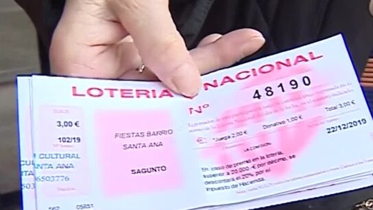 Papeleta Loter&iacute;a de Navidad
