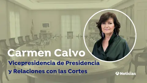 Carmen Calvo, vicepresidenta de Presidencia Carmen Calvo, vicepresidenta de Presidencia