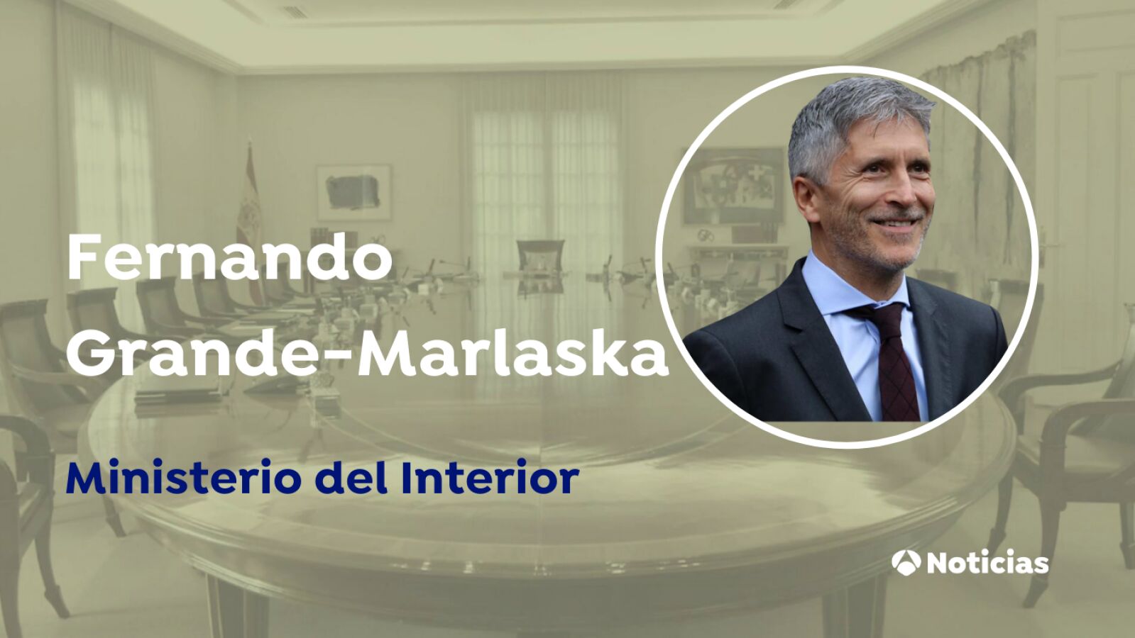 Fernando Grande-Marlaska, ministro de Interior