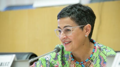 González Laya se estrena con su primera reunión en Bruselas como jefa de la diplomacia española