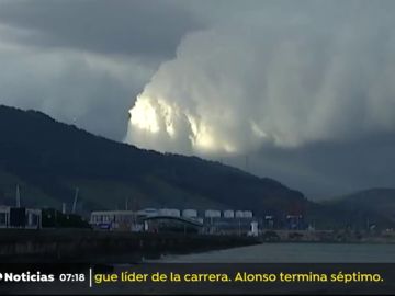 Alerta amarilla en Euskadi por una galerna ha atravesado la costa de Vizcaya
