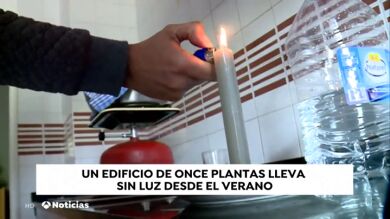 Un edificio de 47 viviendas lleva cinco meses sin electricidad en Jinámar, Canarias