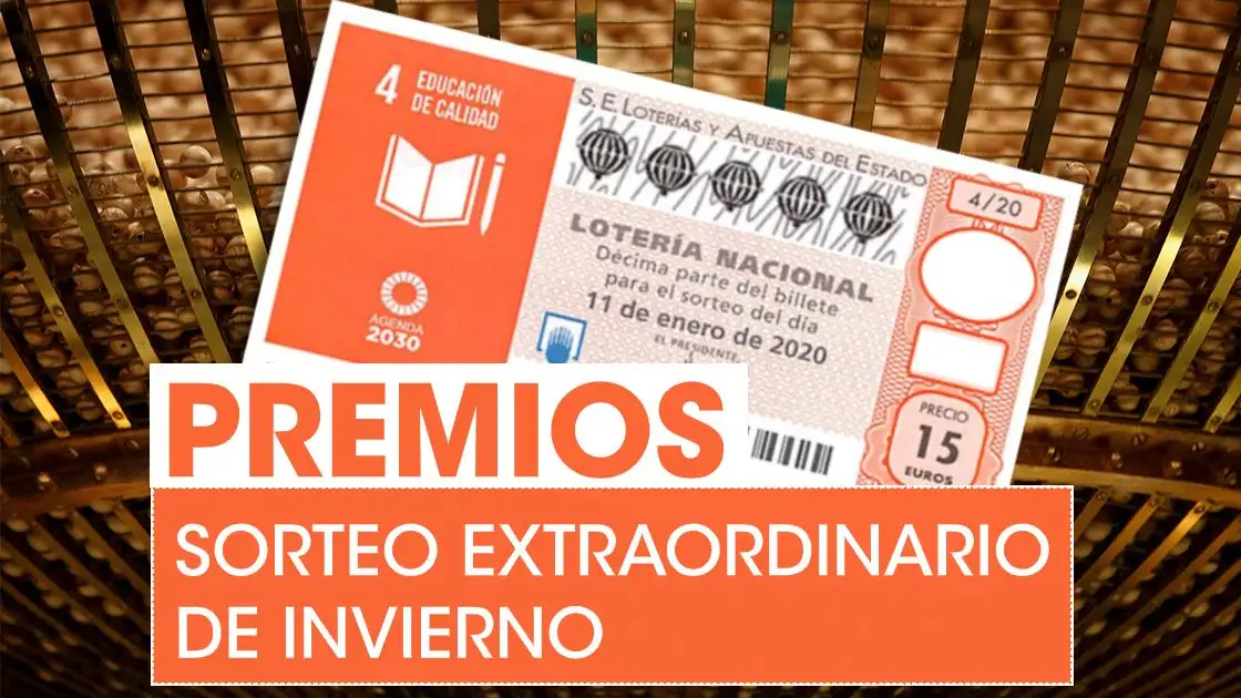 Premios del Sorteo Extraordinario de Invierno de la Lotería Nacional del sábado 11 de enero Sorteo Extraordinario de Invierno 2020