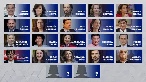 Los ministros del nuevo Gobierno de Pedro Sánchez Los ministros del nuevo Gobierno de Pedro Sánchez