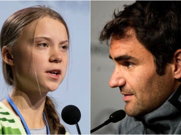 Federer responde a las críticas de Greta Thunberg