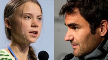 Federer responde a las críticas de Greta Thunberg
