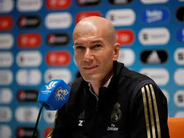Zinedine Zidane, en rueda de prensa Zinedine Zidane, en rueda de prensa