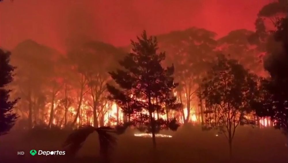 El mundo del deporte se moviliza para luchar contra los incendios que asolan Australia