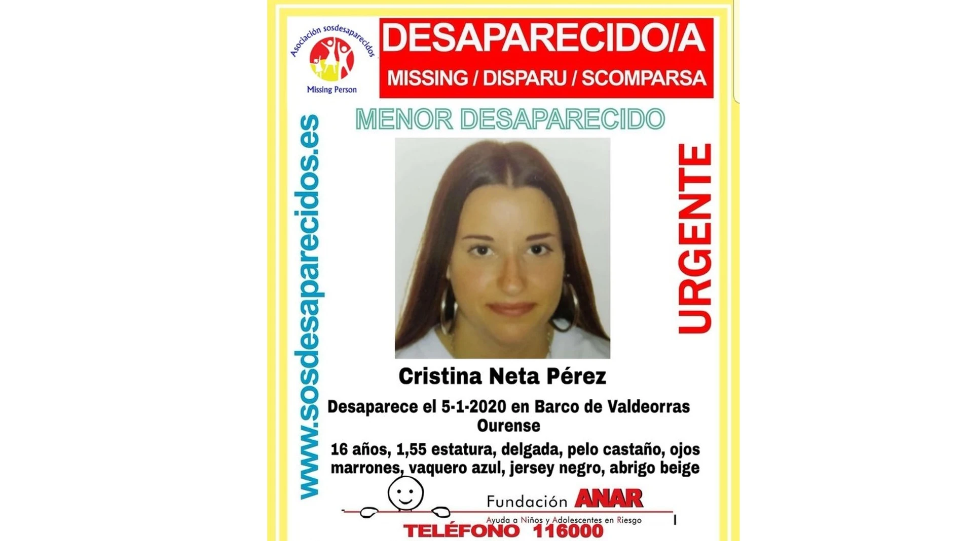 Desaparecida en Ourense Desaparecida en Ourense