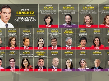 Ministros de Sánchez