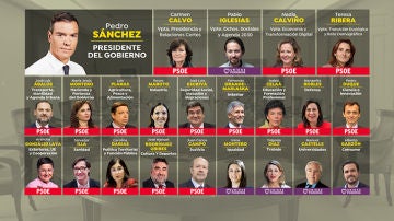 Ministros de Sánchez