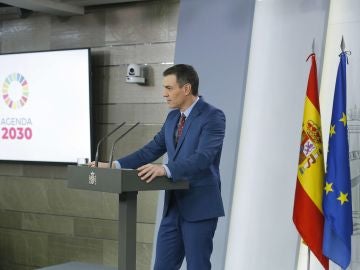 El presidente del Gobierno, Pedro Sánchez