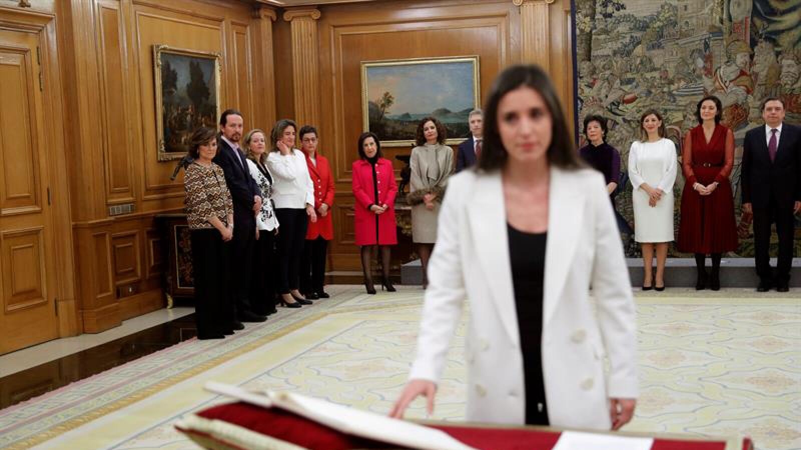 Montero resta importancia a que el Gobierno envíe al ministro de Sanidad a un acto contra la violencia de género