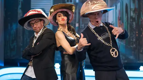 Un rap improvisado en 'El Hormiguero 3.0' con las nuevas tendencias de moda de Pilar Rubio Un rap improvisado en 'El Hormiguero 3.0' con las nuevas tendencias de moda de Pilar Rubio