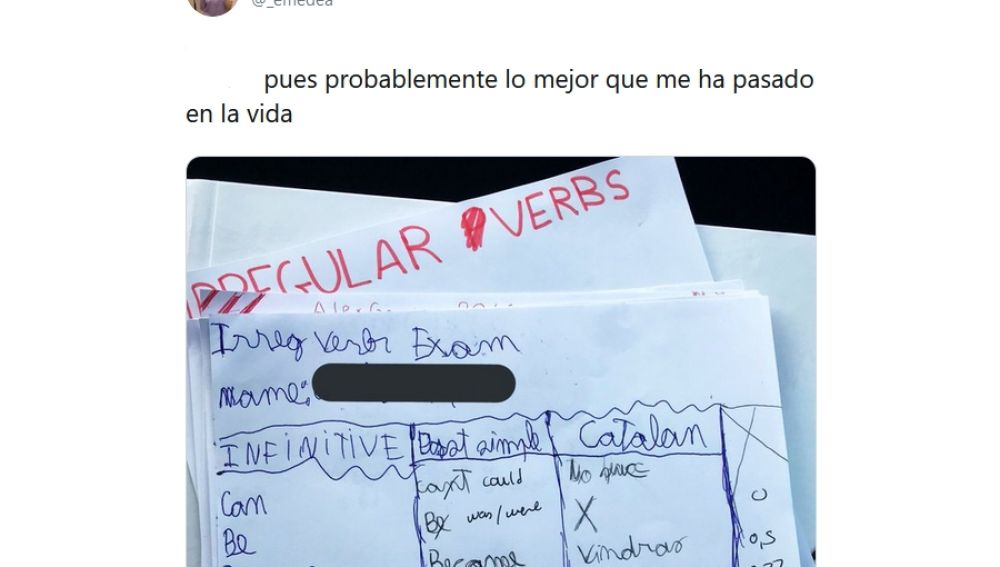 Tenian Que Haberle Puesto Un 10 La Genial Respuesta De Un Nino En Un Examen De Ingles