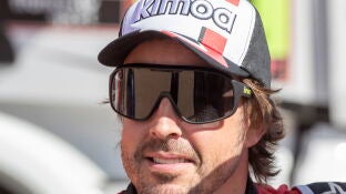 Fernando Alonso, tras su segundo puesto en la octava etapa del Dakar 2020