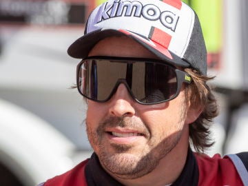 Fernando Alonso, tras su segundo puesto en la octava etapa del Dakar 2020