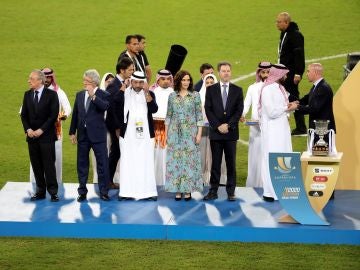 Díaz Ayuso en la entrega de medallas