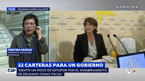 Cristina Dexeus, presidenta de la Asociación de Fiscales: "La Fiscalía debe mantenerse al margen de la política partidista" Cristina Dexeus, presidenta de la Asociación de Fiscales: "La Fiscalía debe mantenerse al margen de la política partidista"