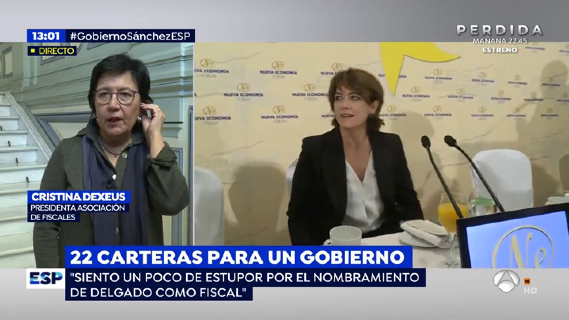 Cristina Dexeus, presidenta de la Asociaci&oacute;n de Fiscales: "La Fiscal&iacute;a debe mantenerse al margen de la pol&iacute;tica partidista"