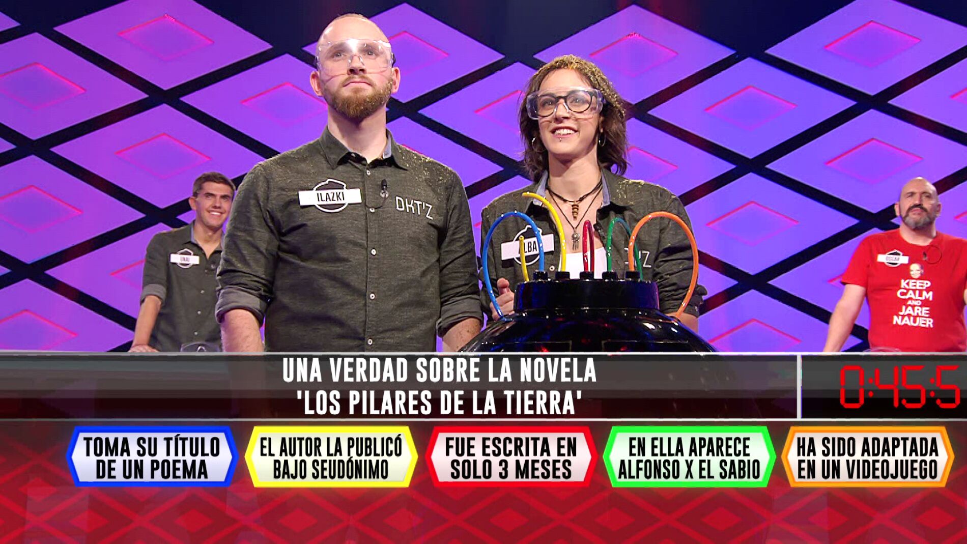 'Los pilares de la tierra' hacen temblar al equipo 'Dekantuz' en '&iexcl;Boom!' 