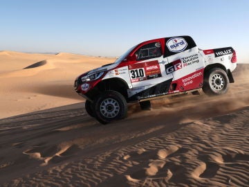 Fernando Alonso en el Dakar