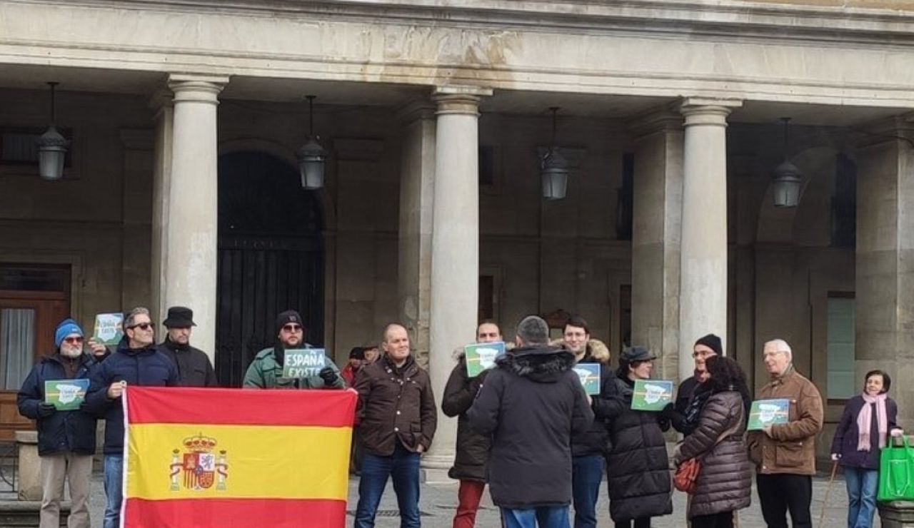 Manifestación de Vox en Vitoria