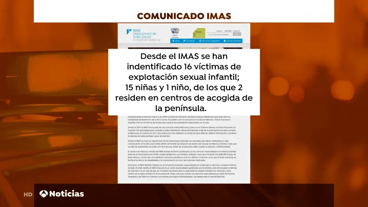 La violaci&oacute;n grupal a una ni&ntilde;a en Palma destapa 16 casos de explotaci&oacute;n sexual de menores tutelados 