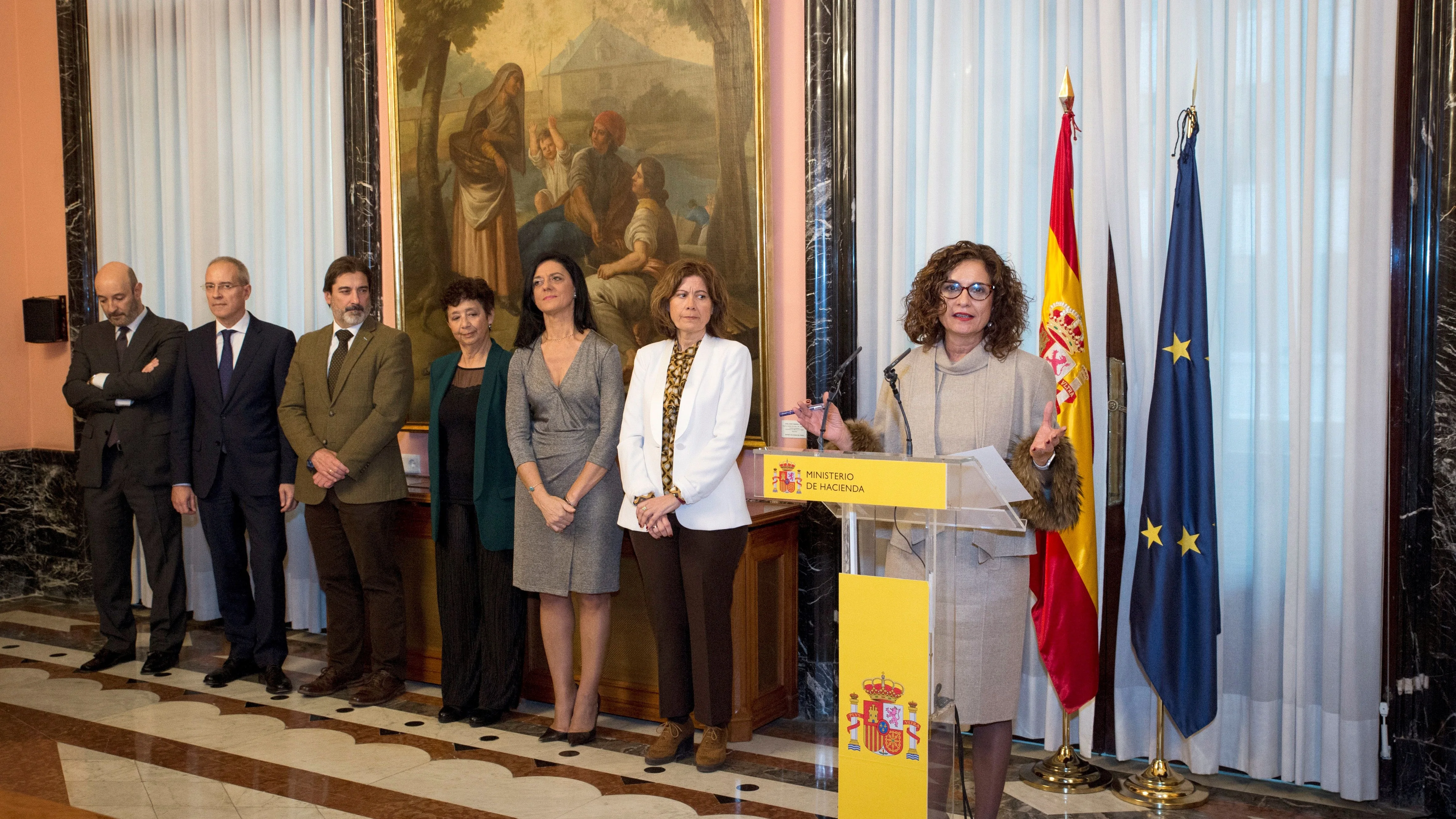 La ministra de Hacienda, María Jesús Montero La ministra de Hacienda, María Jesús Montero