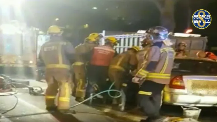 Accidente con varios heridos en Sevilla