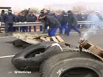 Piquetes en una huelga Piquetes en una huelga