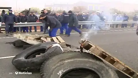Piquetes en una huelga Piquetes en una huelga
