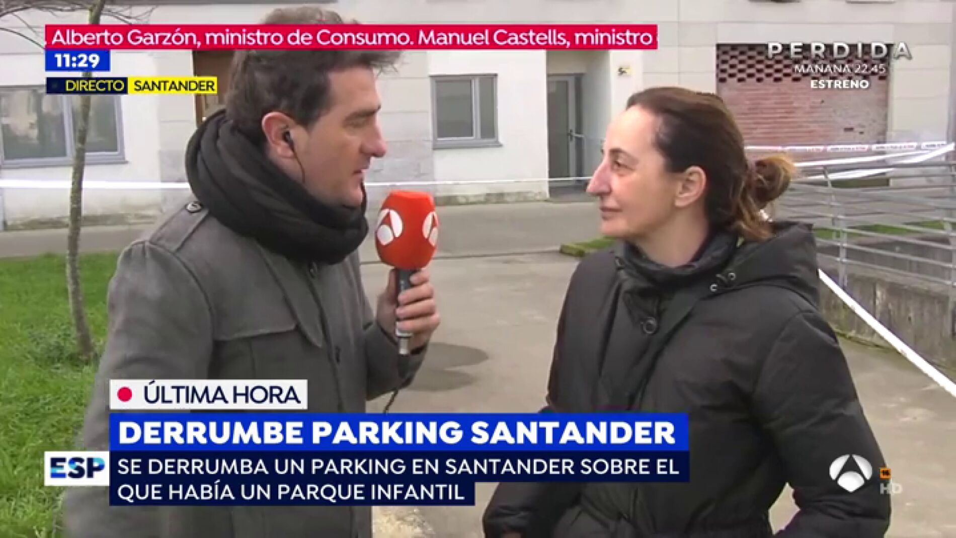 La presidenta de la asociaci&oacute;n de vecinos donde se ha producido el derrumbe en Santander: "Estoy en shock"
