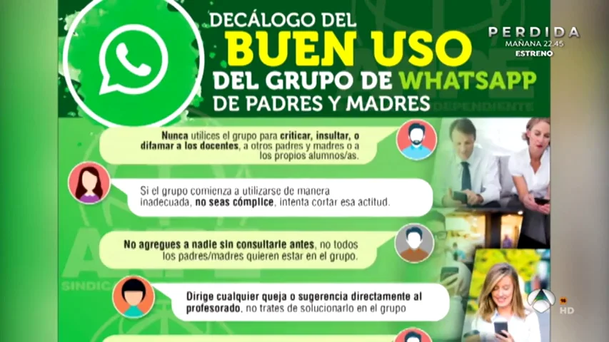 El décalogo para hacer un buen uso de los grupos de WhatsApp de padres y madres El décalogo para hacer un buen uso de los grupos de WhatsApp de padres y madres