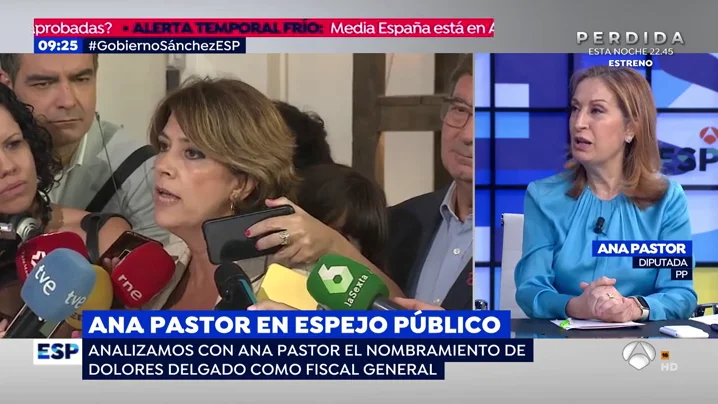 Ana Pastor: "Si queremos tener un Ministerio Fiscal tiene que ser desde el punto de vista ético, estético y de fondo"