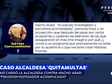 La alcaldesa 'quitamultas' de Corral de Almaguer afirma que va a luchar hasta el final y mantiene su inocencia La alcaldesa 'quitamultas' de Corral de Almaguer afirma que va a luchar hasta el final y mantiene su inocencia