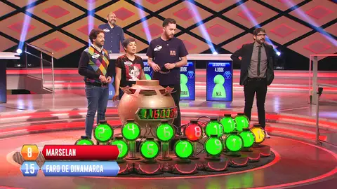 'Los dispersos', de nuevo a dos bombas del bote de '¡Boom!' por culpa de una uva y un faro 'Los dispersos', de nuevo a dos bombas del bote de '¡Boom!' por culpa de una uva y un faro