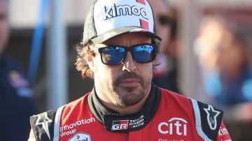Fernando Alonso, durante el Dakar