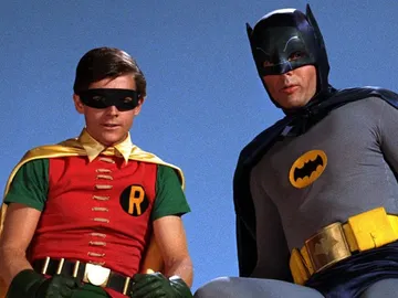Burt Ward y Adam West Burt Ward y Adam West