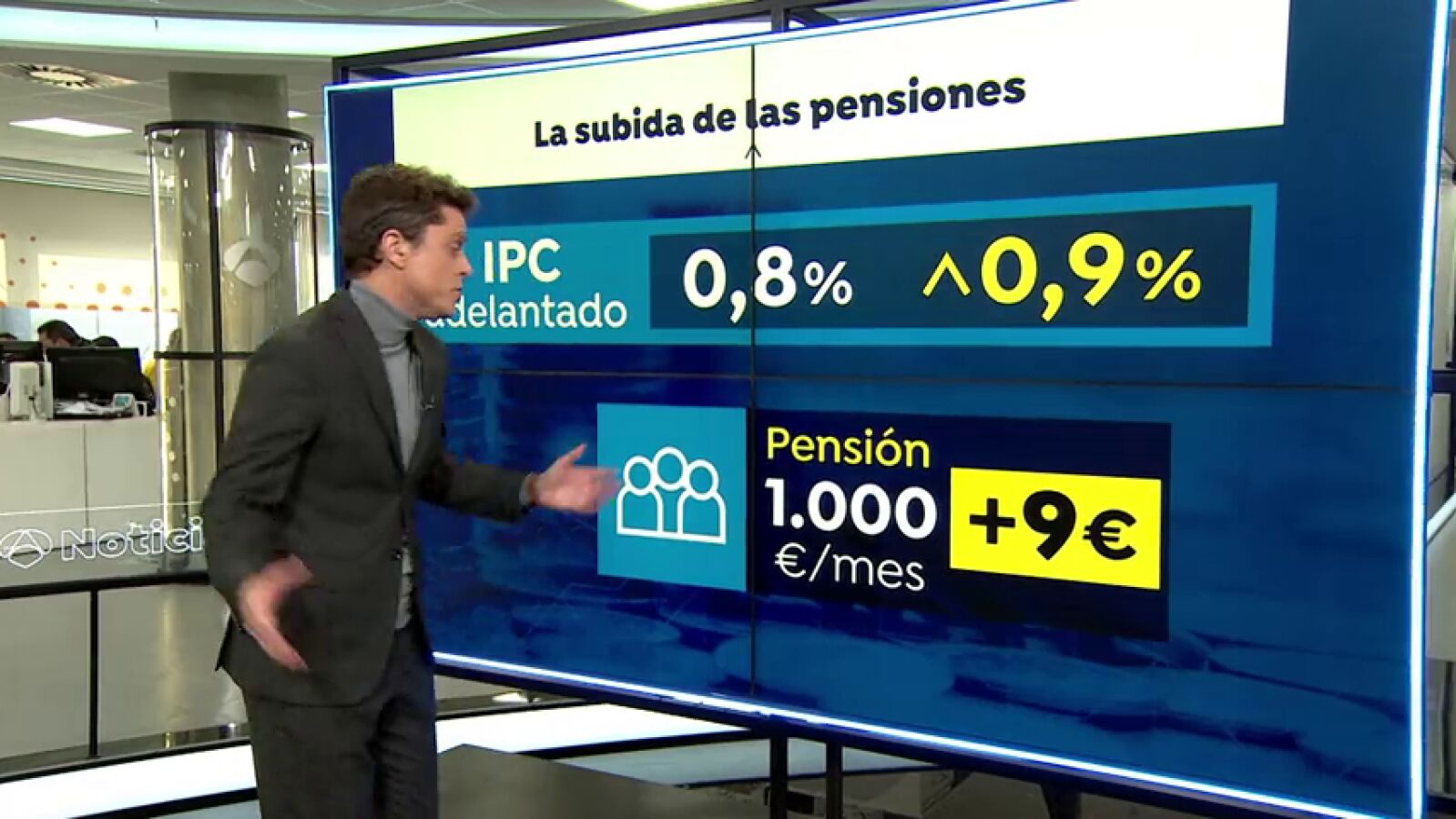 Primera decisión del Gobierno: subir las pensiones un 0,9 %